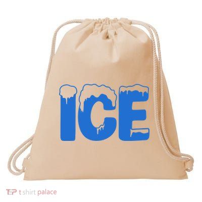 Ice Costume Logo Halloween Drawstring Bag