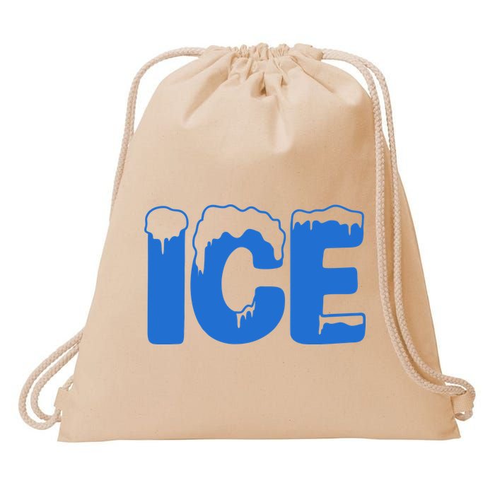 Ice Costume Logo Halloween Drawstring Bag