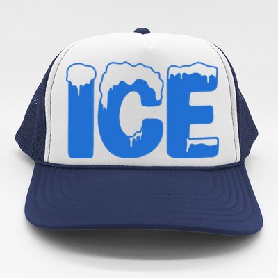 Ice Costume Logo Halloween Trucker Hat