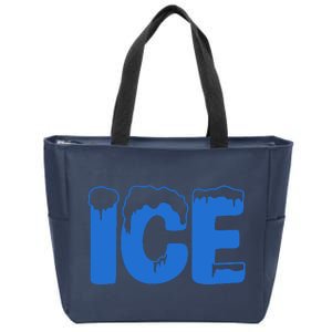 Ice Costume Logo Halloween Zip Tote Bag