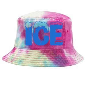 Ice Costume Logo Halloween Tie-Dyed Bucket Hat