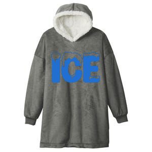 Ice Costume Logo Halloween Hooded Wearable Blanket