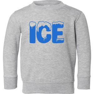 Ice Costume Logo Halloween Toddler Sweatshirt