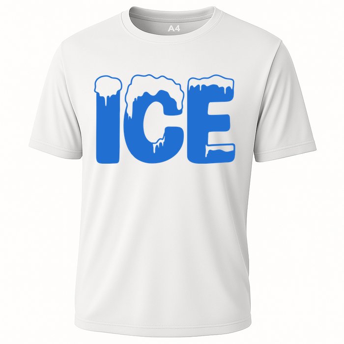 Ice Costume Logo Halloween Cooling Performance Crew T-Shirt