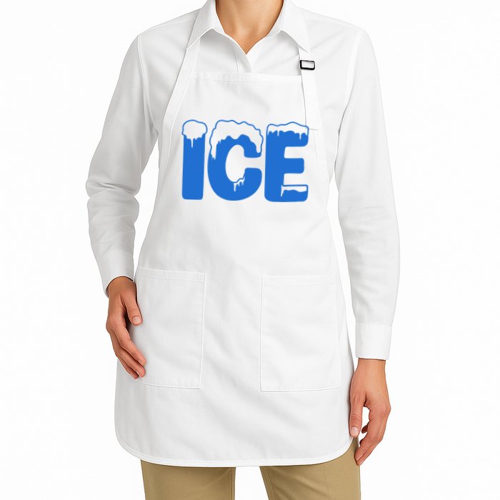 Ice Costume Logo Halloween Apron