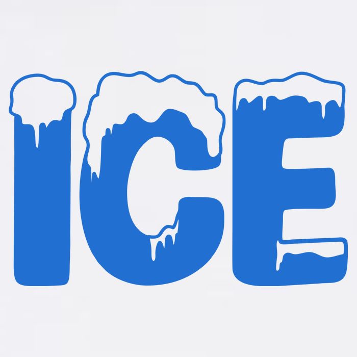 Ice Costume Logo Halloween Apron