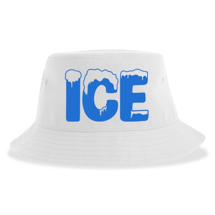 Ice Costume Logo Halloween Sustainable Bucket Hat