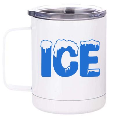 Ice Costume Logo Halloween 12 oz Stainless Steel Tumbler Cup