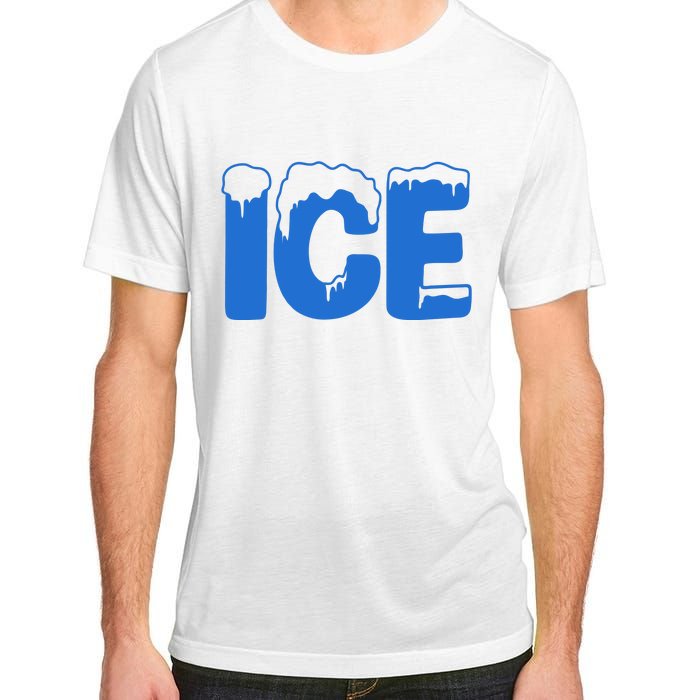 Ice Costume Logo Halloween Adult ChromaSoft Performance T-Shirt