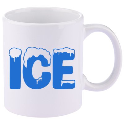 Ice Costume Logo Halloween 11oz C Handle Ceramic Mug