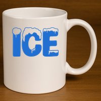 Ice Costume Logo Halloween 11oz C Handle Ceramic Mug