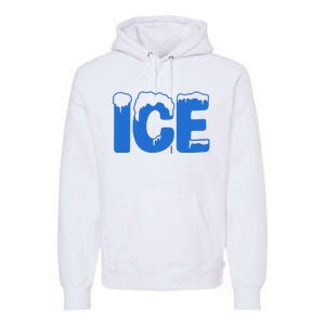 Ice Costume Logo Halloween Premium Hoodie