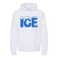 Ice Costume Logo Halloween Premium Hoodie