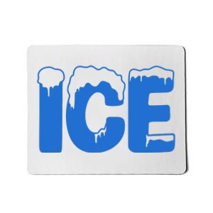 Ice Costume Logo Halloween Mousepad