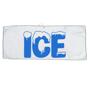 Ice Costume Logo Halloween Large Microfiber Waffle Golf Towel