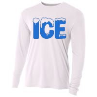 Ice Costume Logo Halloween Cooling Performance Long Sleeve Crew