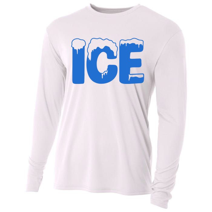 Ice Costume Logo Halloween Cooling Performance Long Sleeve Crew