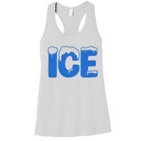 Ice Costume Logo Halloween Women's Racerback Tank