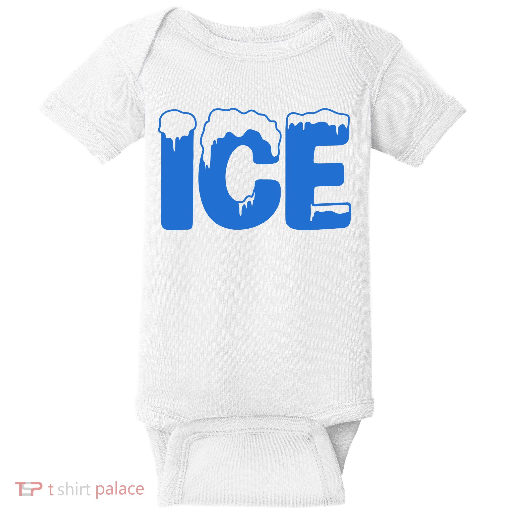 Ice Costume Logo Halloween Baby Bodysuit