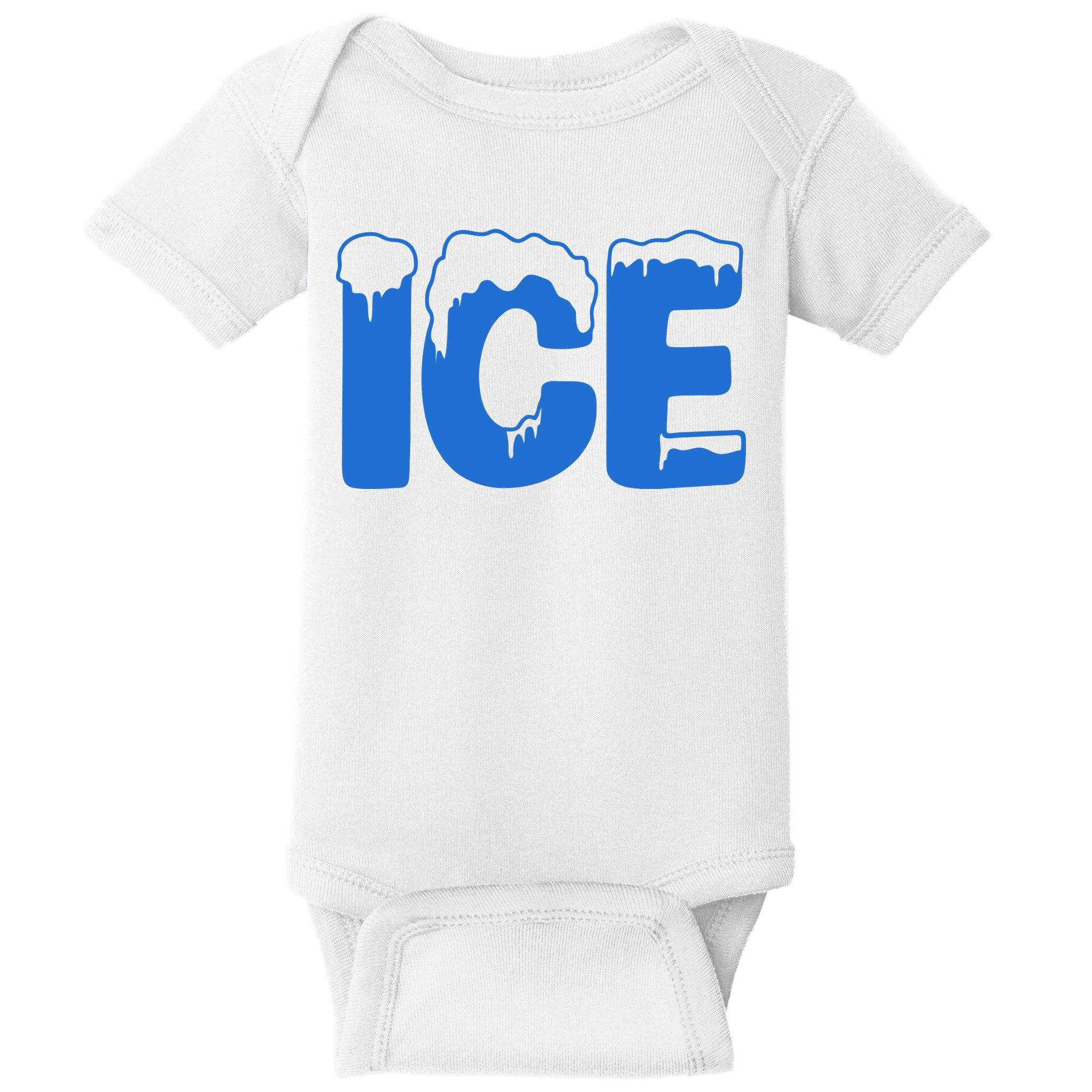Ice Costume Logo Halloween Baby Bodysuit