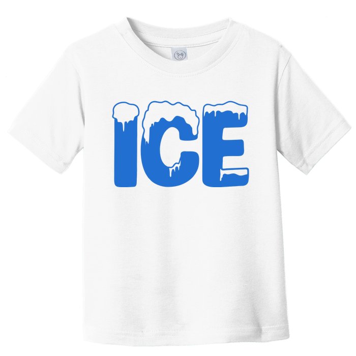 Ice Costume Logo Halloween Toddler T-Shirt