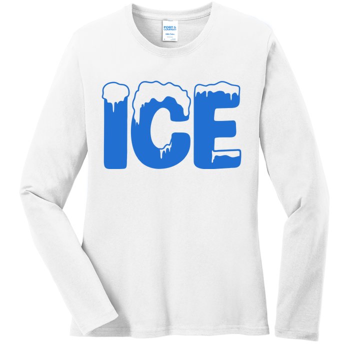 Ice Costume Logo Halloween Ladies Long Sleeve Shirt