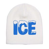 Ice Costume Logo Halloween Short Acrylic Beanie