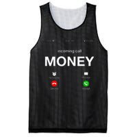 Incoming Call Money Is Calling Illustration Graphic Designs Mesh Reversible Basketball Jersey Tank