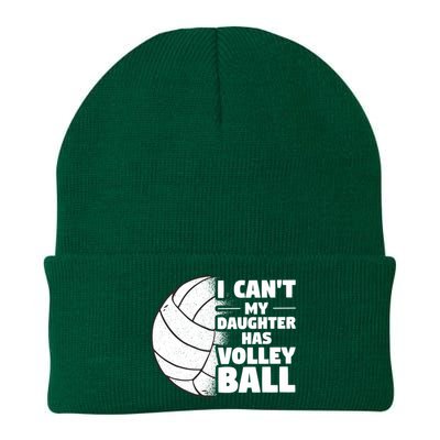 I Cant My Daughter Has Volleyball Lovely Proud Mom Dad Cool Gift Knit Cap Winter Beanie