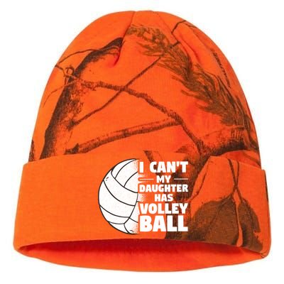 I Cant My Daughter Has Volleyball Lovely Proud Mom Dad Cool Gift Kati Licensed 12" Camo Beanie