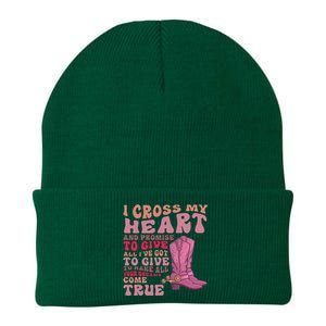 I Cross My Heart And Promise Knit Cap Winter Beanie