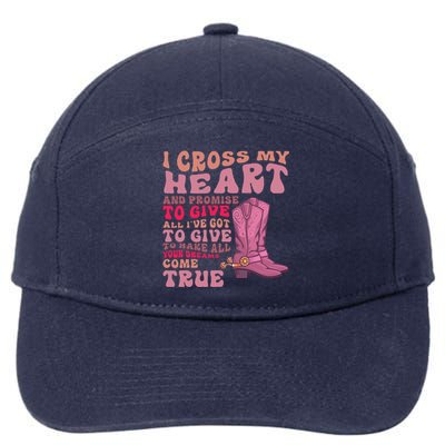 I Cross My Heart And Promise Apparel 7-Panel Snapback Hat