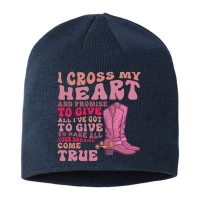 I Cross My Heart And Promise Apparel Sustainable Beanie