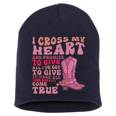 I Cross My Heart And Promise Apparel Short Acrylic Beanie