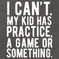 I Cant My Kid Has Practice A Game Or Something Mothers Day Cotton Canvas Backpack