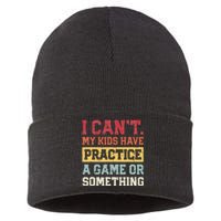 I Cant My Have Practice A Game Or Something Sustainable Knit Beanie