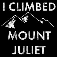 I Climbed Mount Juliet Distressed Funny Long Sleeve Shirt