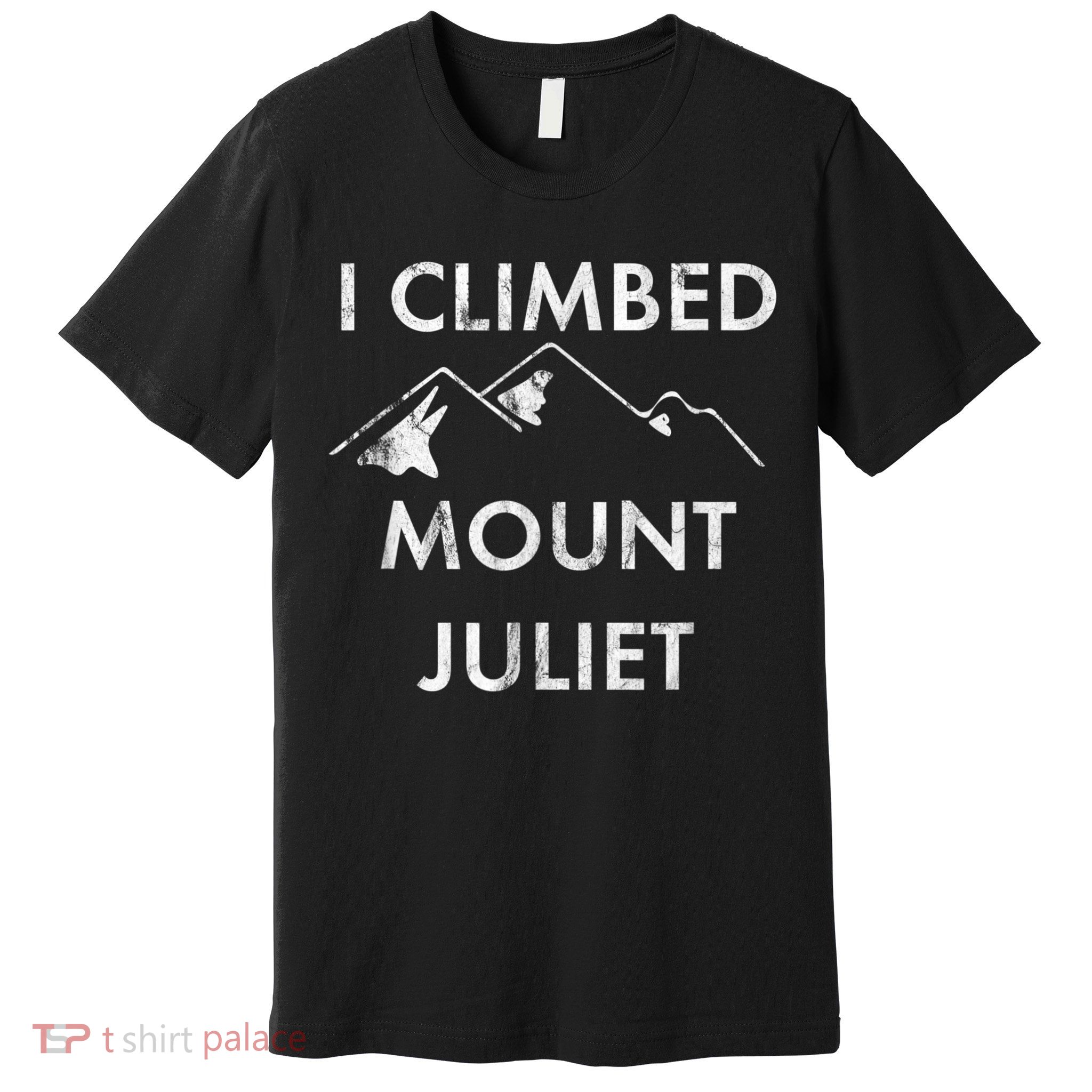 I Climbed Mount Juliet Distressed Funny Premium T-Shirt