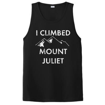 I Climbed Mount Juliet Distressed Funny PosiCharge Competitor Tank