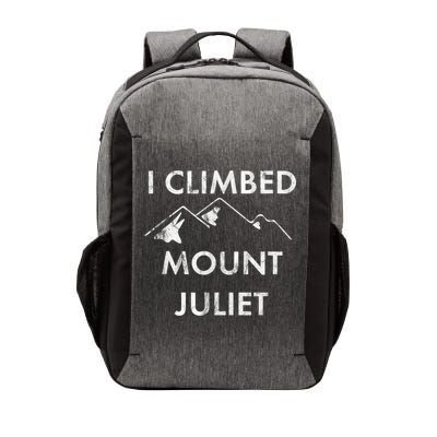 I Climbed Mount Juliet Distressed Funny Vector Backpack