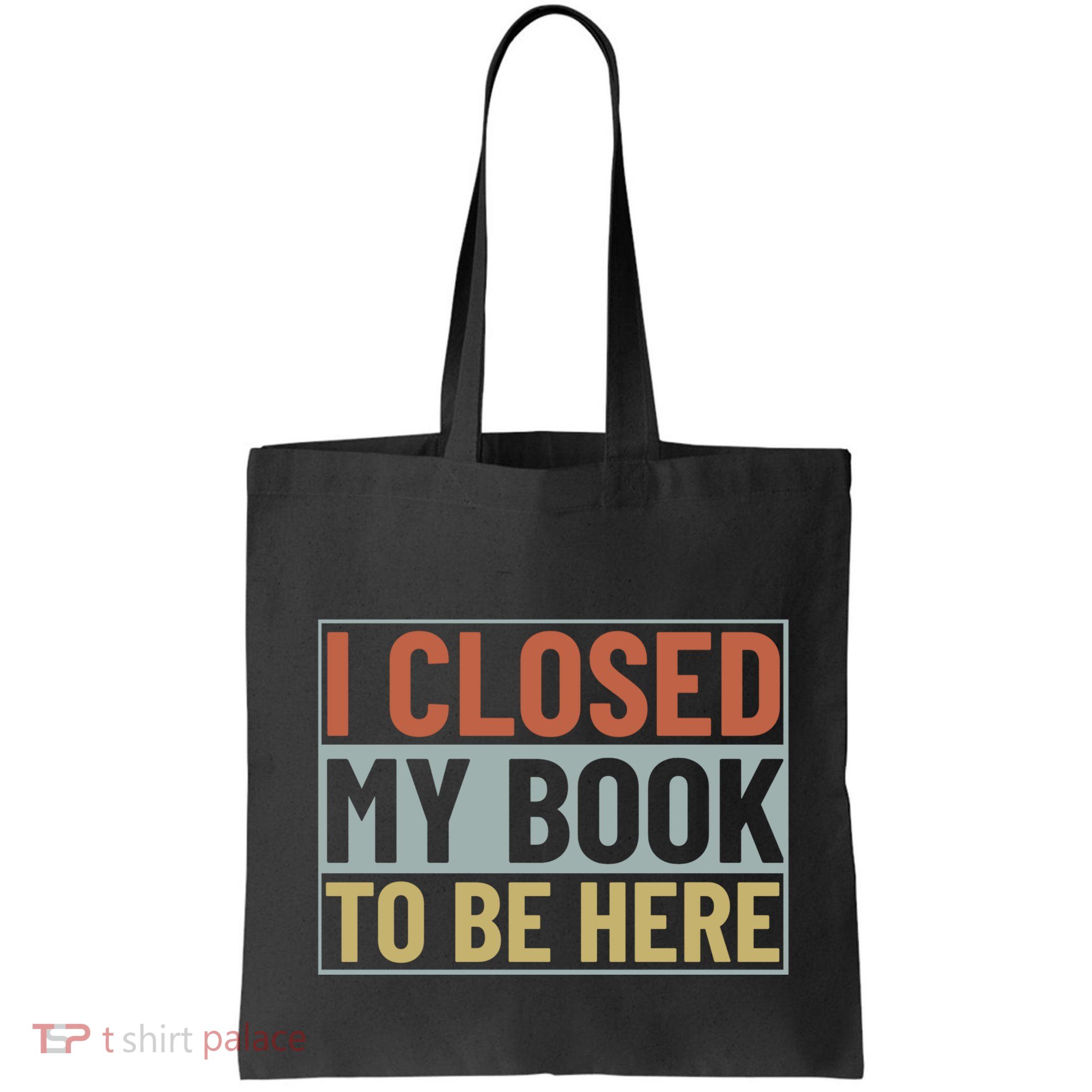 I Closed My Book To Be Here Reading Fan Bag