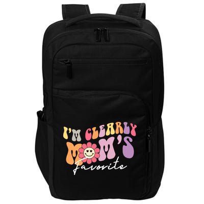 I'm Clearly Mom's Favorite Son Or Daughter Funny Impact Tech Backpack