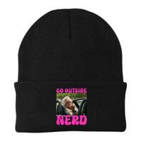 Inspired - Cheeky Message - Shut Up Nerd - Go Outside Nerd Knit Cap Winter Beanie