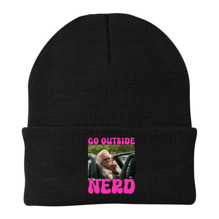 Inspired - Cheeky Message - Shut Up Nerd - Go Outside Nerd Knit Cap Winter Beanie