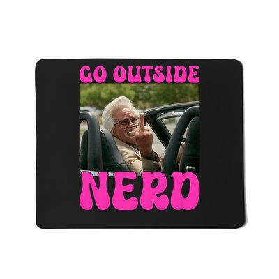 Inspired - Cheeky Message - Shut Up Nerd - Go Outside Nerd Mousepad