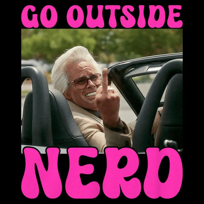 Inspired - Cheeky Message - Shut Up Nerd - Go Outside Nerd Baby Bodysuit