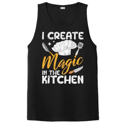 I Create Magic In The Kitchen Funny Cooking Foodie Chef Cook PosiCharge Competitor Tank