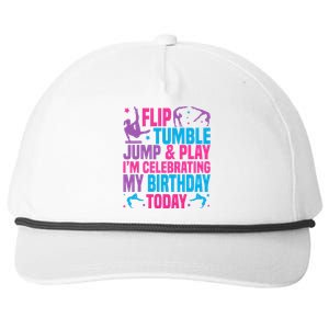 I'm Celebrating My Birthday Today Gymnastics Gift Snapback Five-Panel Rope Hat