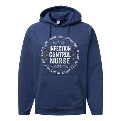 Infection Control Nurse Gifts Appreciation Funny Performance Fleece Hoodie