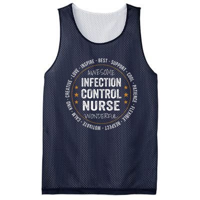 Infection Control Nurse Gifts Appreciation Funny Mesh Reversible Basketball Jersey Tank